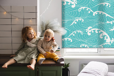 Rolgordijn verduisterend Golven