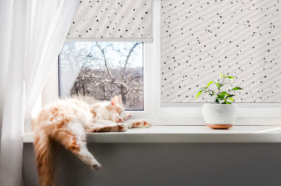 Rolgordijn verduisterend Stippen