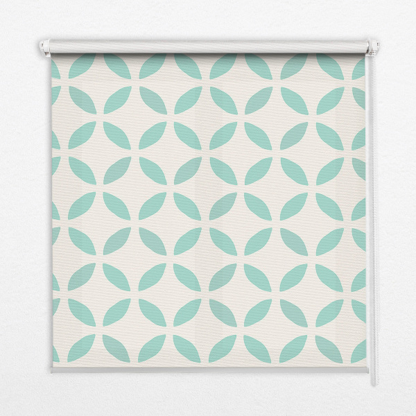 Rolgordijn voor het raam Beige patroon