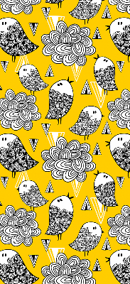 Rolgordijn voor het raam Vogels