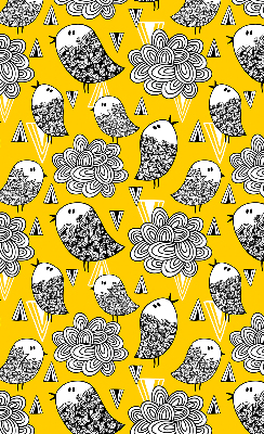 Rolgordijn voor het raam Vogels