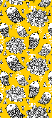 Rolgordijn voor het raam Vogels