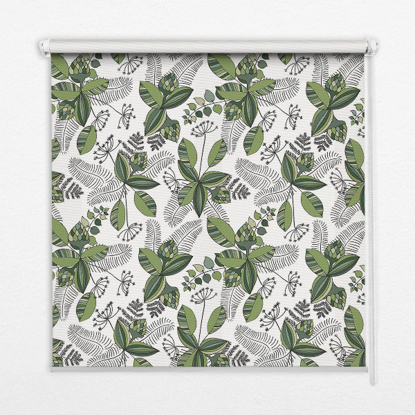 Rolgordijn verduisterend Planten