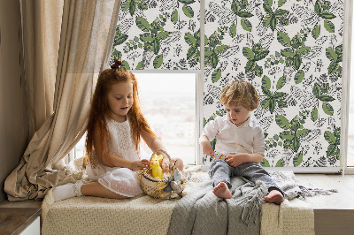 Rolgordijn verduisterend Planten