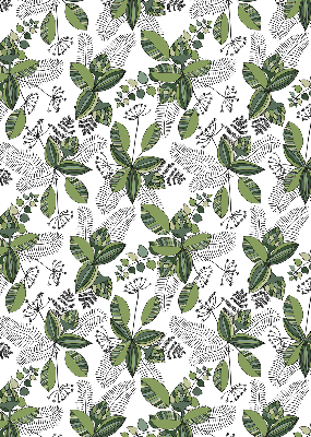 Rolgordijn verduisterend Planten