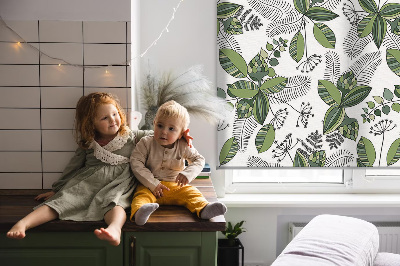 Rolgordijn verduisterend Planten