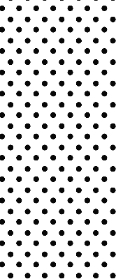 Rolgordijn voor het raam Zwarte stippen