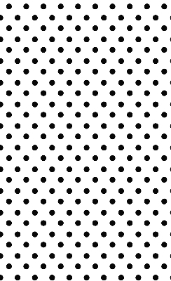 Rolgordijn voor het raam Zwarte stippen