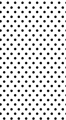 Rolgordijn voor het raam Zwarte stippen