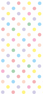 Rolgordijn voor het raam Kleurrijke stippen