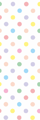 Rolgordijn voor het raam Kleurrijke stippen