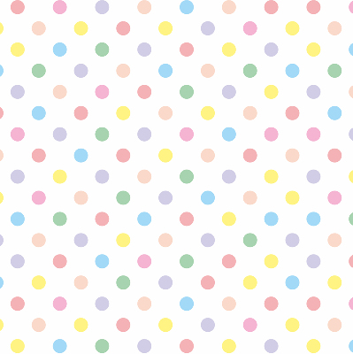 Rolgordijn voor het raam Kleurrijke stippen