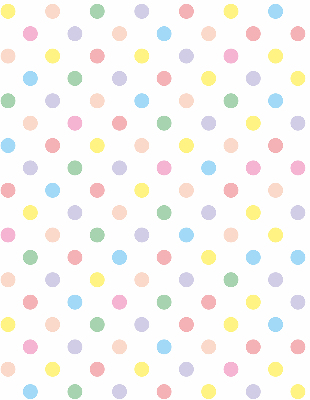 Rolgordijn voor het raam Kleurrijke stippen