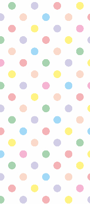 Rolgordijn voor het raam Kleurrijke stippen