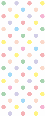 Rolgordijn voor het raam Kleurrijke stippen