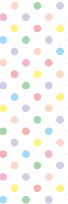 Rolgordijn voor het raam Kleurrijke stippen