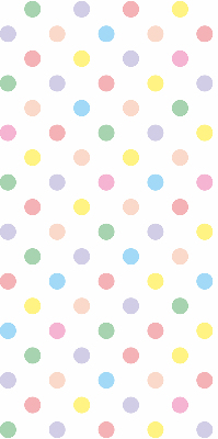 Rolgordijn voor het raam Kleurrijke stippen