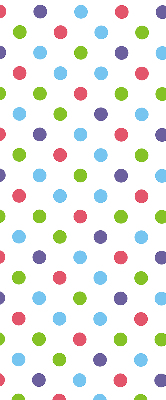 Rolgordijn verduisterend Kleurrijke stippen