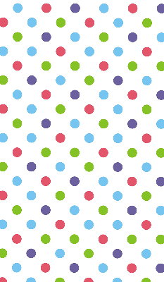 Rolgordijn verduisterend Kleurrijke stippen