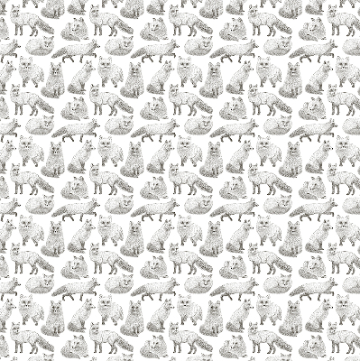 Rolgordijn voor het raam Grijze vossen