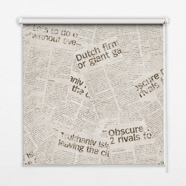 Rolgordijn verduisterend Kranten