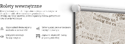 Rolgordijn verduisterend Kranten