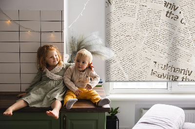 Rolgordijn verduisterend Kranten