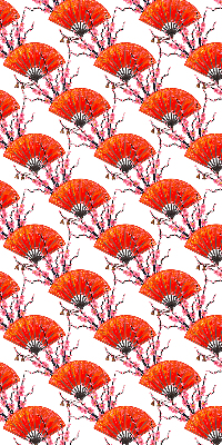 Rolgordijn verduisterend Rode fans