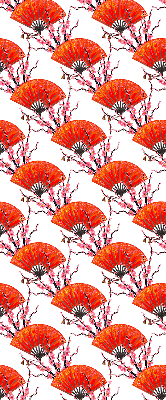 Rolgordijn verduisterend Rode fans