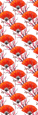 Rolgordijn verduisterend Rode fans