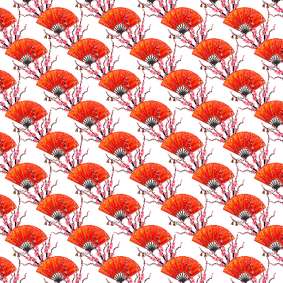 Rolgordijn verduisterend Rode fans