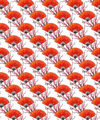 Rolgordijn verduisterend Rode fans