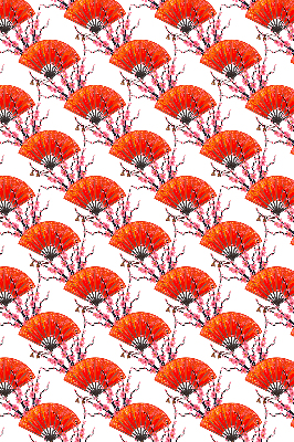 Rolgordijn verduisterend Rode fans