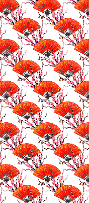 Rolgordijn verduisterend Rode fans