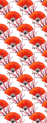 Rolgordijn verduisterend Rode fans