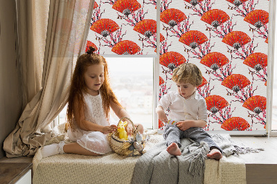 Rolgordijn verduisterend Rode fans