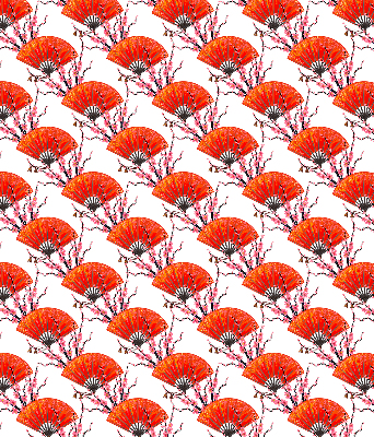 Rolgordijn verduisterend Rode fans