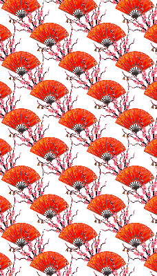 Rolgordijn verduisterend Rode fans