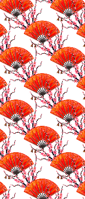 Rolgordijn verduisterend Rode fans