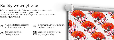 Rolgordijn verduisterend Rode fans