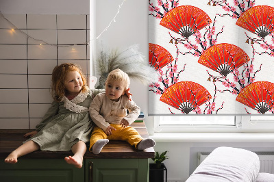 Rolgordijn verduisterend Rode fans