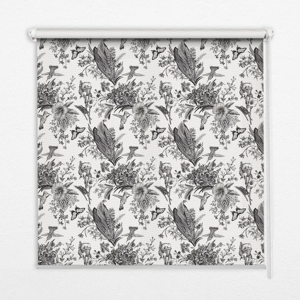 Rolgordijn verduisterend Getekende natuur