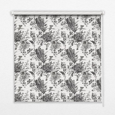 Rolgordijn verduisterend Getekende natuur