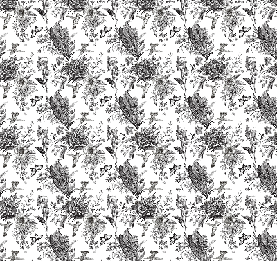 Rolgordijn verduisterend Getekende natuur