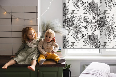 Rolgordijn verduisterend Getekende natuur