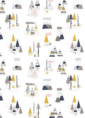 Rolgordijn voor het raam Seizoenen