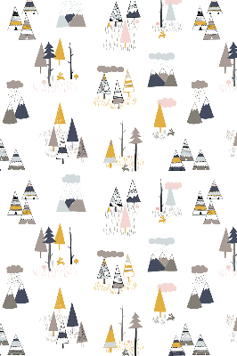 Rolgordijn voor het raam Seizoenen