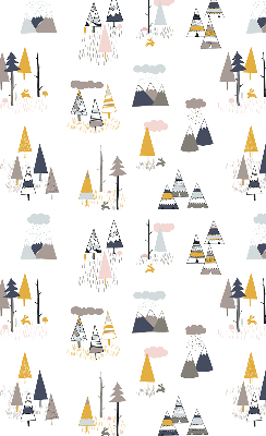 Rolgordijn voor het raam Seizoenen