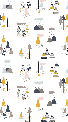 Rolgordijn voor het raam Seizoenen