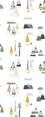 Rolgordijn voor het raam Seizoenen